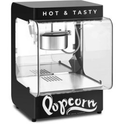 Popcornmaschine Popcornmaker Profi-Popcornautomat 18 l/h 1.2 l schwarz - Schwarz