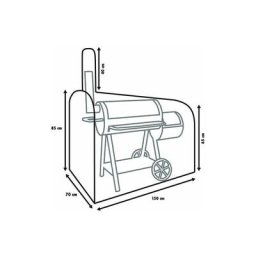 Schutzhülle Universal 150x80x150 cm für Smoker Grillkamin Abdeckung - Primaster