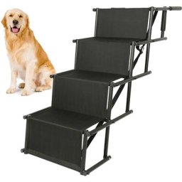 Auto Haustiertreppe Auto Klappbare ,Hundetreppe Stufen Rampe für Hunde, Hunderampe für Autos, LKWs,