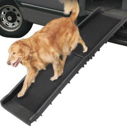 Mucola - Hunderampe klappbar max 90KG Teleskop Einstiegshilfe Hundetreppe Tiertreppe