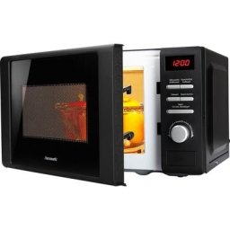 Hanseatic Mikrowelle 819021, Grill, 20 l, schwarz