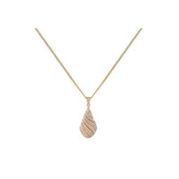 Fascination by Ellen K. Kette mit Anhänger 333/- Gelbgold zweifarbig Zirkonia