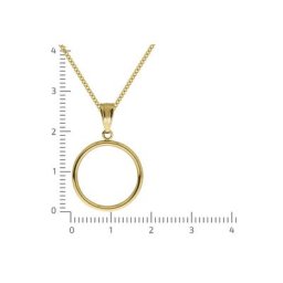 CELESTA Kette mit Anhänger 375/- Gelbgold