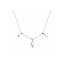 dKeniz Kette mit Anhänger 925/- Sterling Silber Pure Geometrie Silberkette