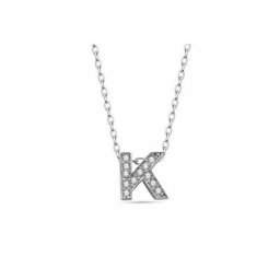 dKeniz Kette mit Anhänger Buchstabe K 925/- Sterling Silber