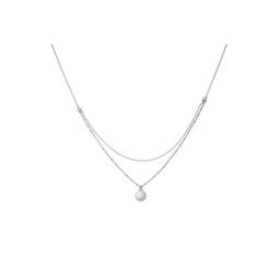 Zeeme Kette mit Anhänger 925/- Sterling Silber 2-reihig
