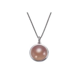 Jamelli Kette mit Anhänger 925 Silber Rosenquarz