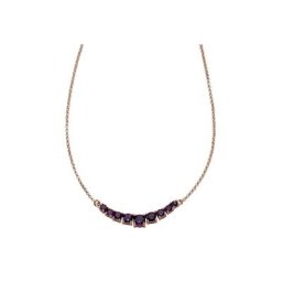 Zeeme Collierkettchen 925/- Sterling Silber Amethyst