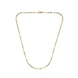 Firetti Collier in Tigeraugenkettengliederung, 2 mm, glanz, 2-farbig, Made in Germany