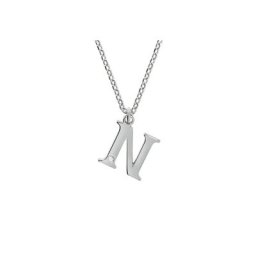 Diamonds by Ellen K. Kette mit Anhänger 925/- Sterling Silber Diamant 0,008ct. Buchstabe N (Set, 2-tlg)