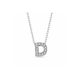 dKeniz Kette mit Anhänger Buchstabe D 925/- Sterling Silber