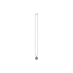 CAÏ Kette mit Anhänger 925/- Sterling Silber oxidiert Münze Spinell (Set, 2-tlg)