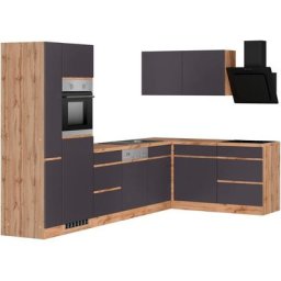 HELD MÖBEL Küche Riesa, Stellbreite 330/180 cm, wahlweise mit Induktionskochfeld