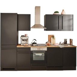 BASIC by Balculina Küchenzeile Jazz, Breite 280 cm, wahlweise mit E-Geräten