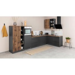 HELD MÖBEL Küche Bruneck, Stellbreite 380/180 cm breit, Ceran oder Induktionskochfeld, MDF