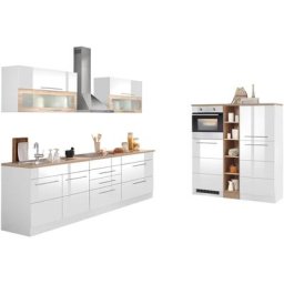 HELD MÖBEL Küchenzeile Wien, mit E-Geräten, Breite 430 cm, wahlweise mit Induktion