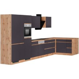 HELD MÖBEL Küche Riesa, Stellbreite 490/153 cm, wahlweise mit Induktionskochfeld