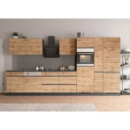 HELD MÖBEL Küche Riesa, Stellbreite 390 cm, wahlweise mit Induktionskochfeld