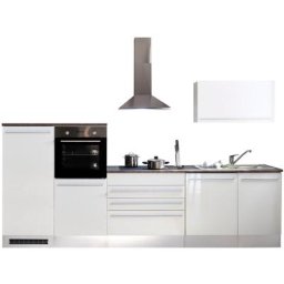BASIC by Balculina Küche Jazz, Breite 320 cm, wahlweise mit E-Geräten