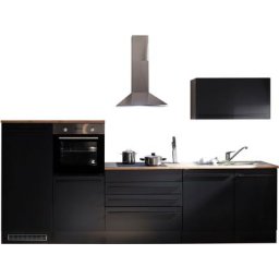 BASIC by Balculina Küche Jazz, Breite 320 cm, wahlweise mit E-Geräten