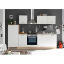 BASIC by Balculina Küchenzeile Andy, Breite 280 cm, wahlweise mit E-Geräten