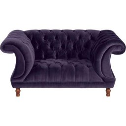 Max Winzer® Loveseat Isabelle, Knopfheftung & gedrechselten Füßen in Buche Nussbaum, Breite 167 cm