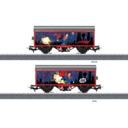 Märklin Güterwagen Märklin Start up - Gedeckter Güterwagen Superman - 44825, Spur H0, Made in Europe
