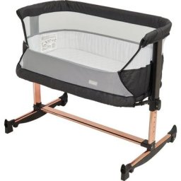 BabyGo Beistellbett Vivaldi, schwarz/gold