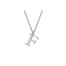 Diamonds by Ellen K. Kette mit Anhänger 925/- Sterling Silber Diamant 0,008ct. Buchstabe F (Set, 2-tlg)