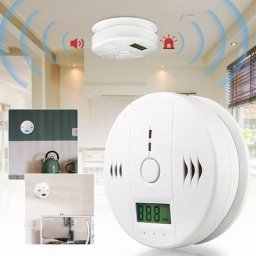 Co Melder Alarm Kohlenmonoxid Gasmelder Rauchmelder Gaswarner lcd Anzeige Kohlenmonoxidmelder