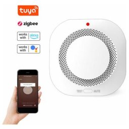 Tuya Zigbee Smart Wireless Smoke Detector Home Smoke Alert Detector Sound Alarm und Short Message