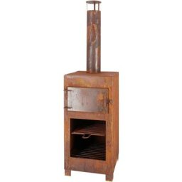 Fancy Flames - Outdoor-Kamin mit integriertem Pizzaofen