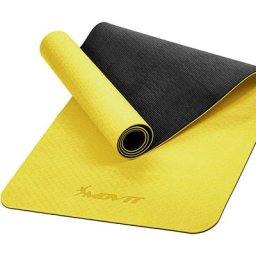 Tpe Gymnastikmatte, 190x60x0,6cm, gelb - Movit