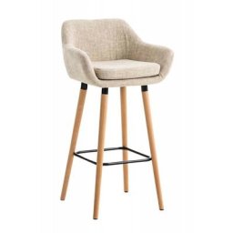 CLP - Barhocker Grant Stoff-creme