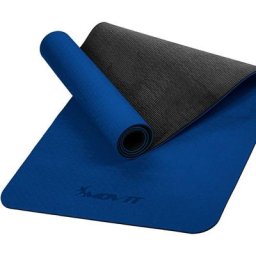 Tpe Gymnastikmatte, 190x60x0,6cm, dunkelblau - Movit