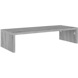Monitorständer Grau Sonoma 60x23,5x12 cm Holzwerkstoff Vidaxl Grau