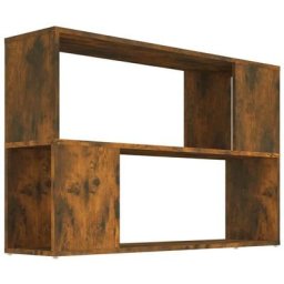Bücherregal Räuchereiche 100x24x63 cm Holzwerkstoff Vidaxl Braun