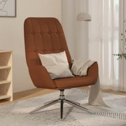 Vidaxl - Relaxsessel Braun Wildleder-Optik Braun