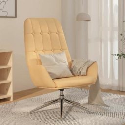 Vidaxl - Relaxsessel Creme Wildleder-Optik Creme