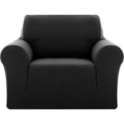 Deconovo Sofabezug Jacquard Sofaüberwurf Stretch Couchhusse Sesselbezug, 1
