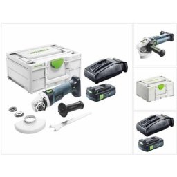 Agc 18-125 EB-Basic Akku Winkelschleifer 18 v 125 mm Brushless + 1x Akku 3,0 Ah + Ladegerät +