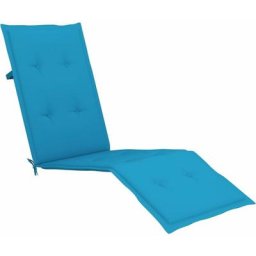 Vidaxl - Liegestuhl-Auflage Blau (75+105)x50x3 cm Blau