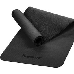 Tpe Gymnastikmatte, 190x100x0,6cm, grau - Movit