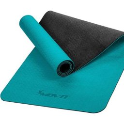 Tpe Gymnastikmatte, 190x100x0,6cm, petrol - Movit