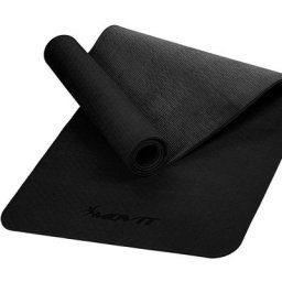 Tpe Gymnastikmatte, 190x60x0,6cm, schwarz - Movit