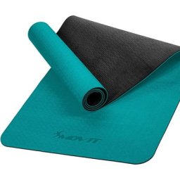 Tpe Gymnastikmatte, 190x60x0,6cm, dunkelgrün - Movit