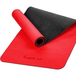 Tpe Gymnastikmatte, 190x60x0,6cm, rot - Movit