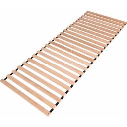 Premium Lattenrost Rollrost mit 23 extra stabilen Leisten aus Massivholz Buche 160x220 cm