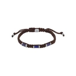 Herren Armband, Textil/Edelstahl