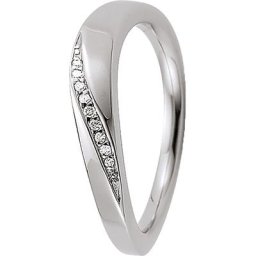 Damen Ring ""777191"", 925er Silber mit 9 Diamanten, zus. ca. 0,037 Karat